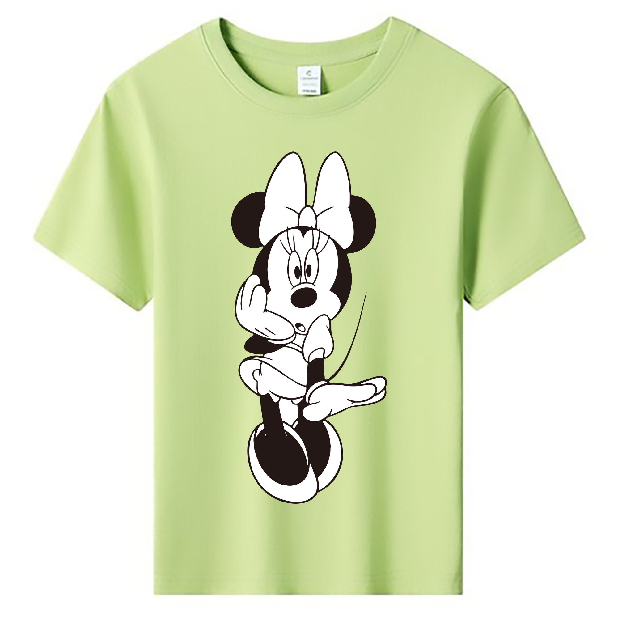 ミッキーマウス Mickey Mouse 綿100％キッズTシャツ（フロントプリント）